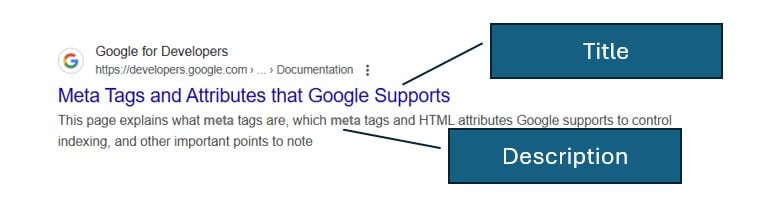 meta title and meta description example